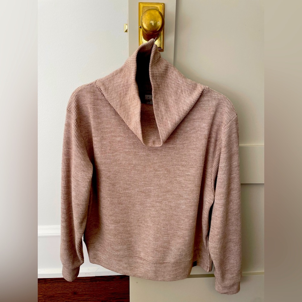 Varley side zip sweater